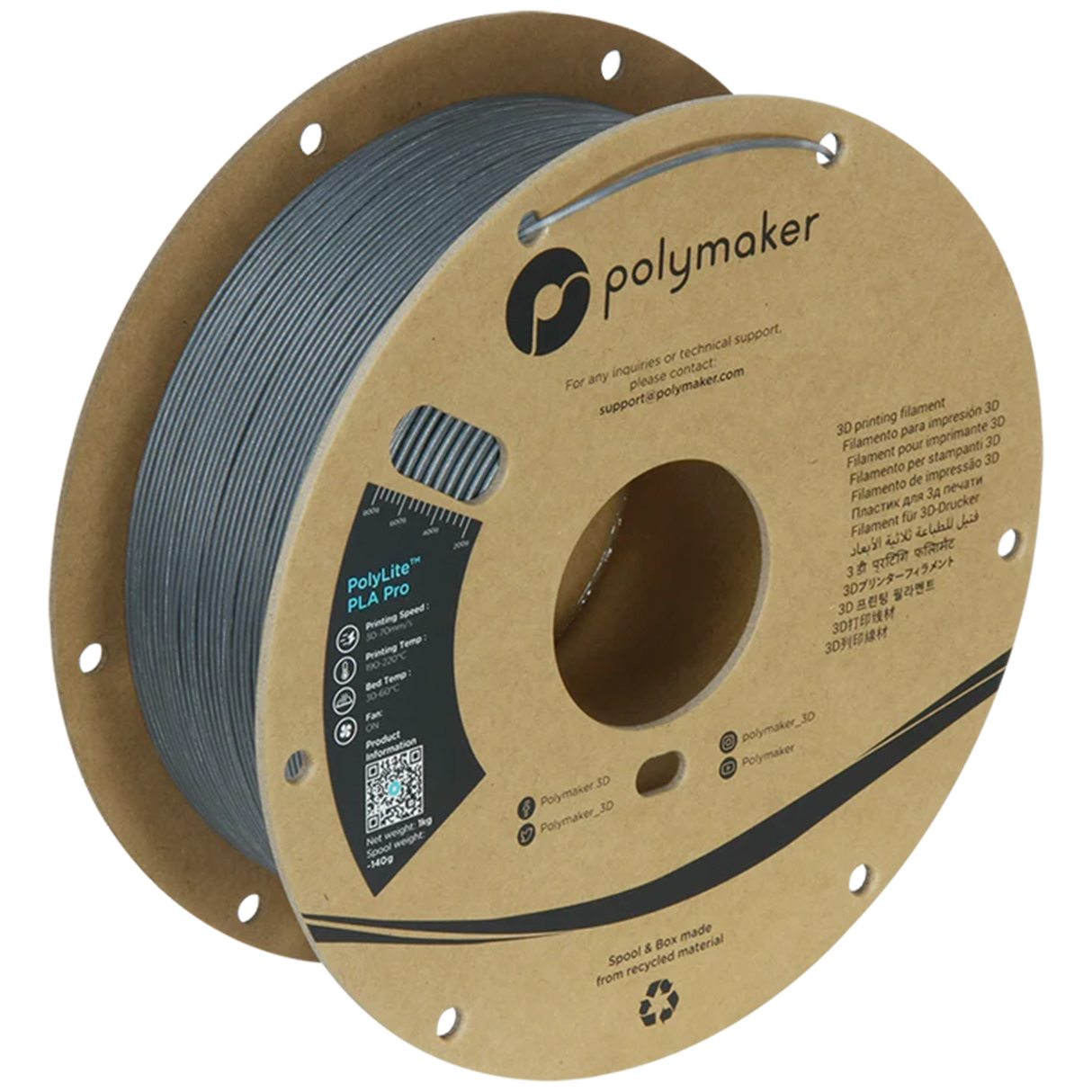 PolyLite™ Metallic PLA Pro