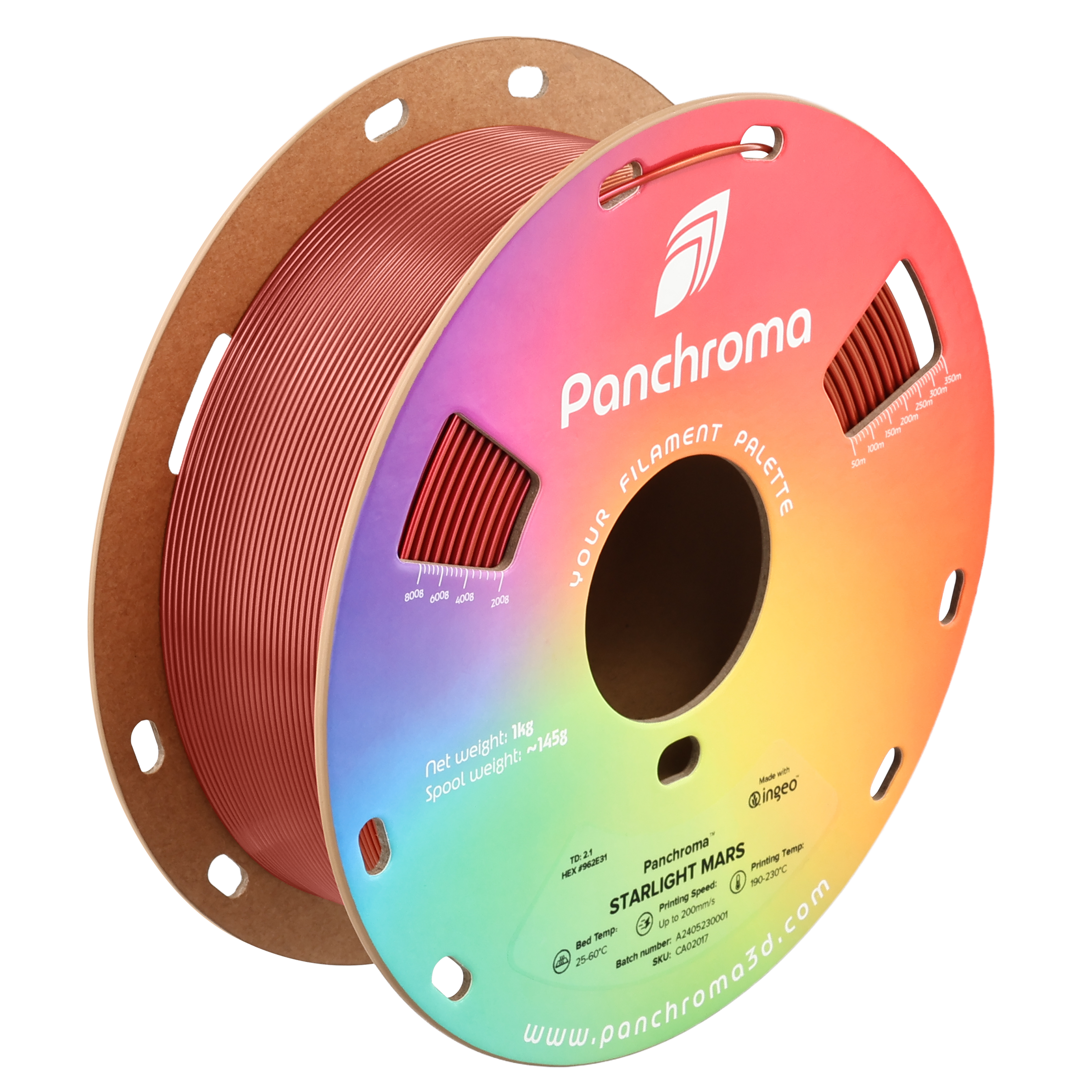 Polymaker Panchroma Starlight Mars swatch