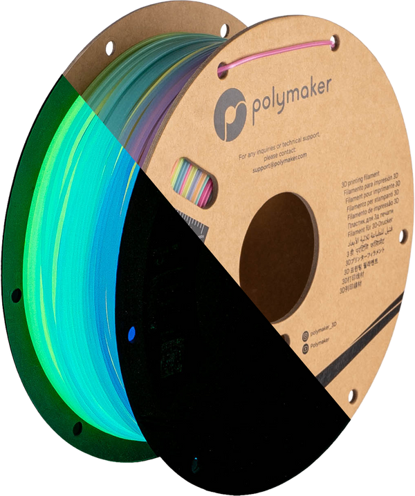 POLYMAKER E01010: Filament - PolyLite ABS 1,75 mm - 1 kg - teal at