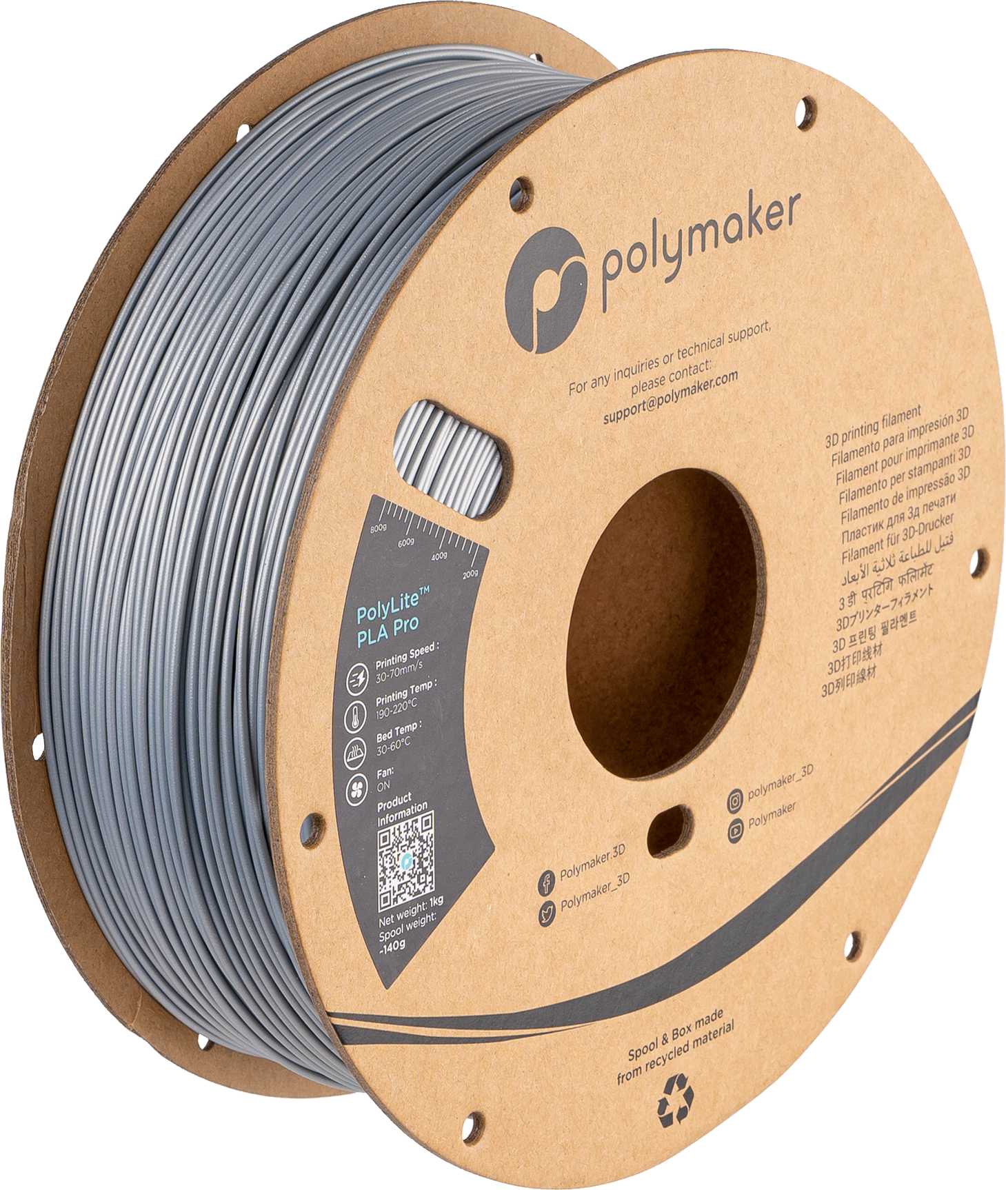 PolyLite™ Metallic PLA Pro – Polymaker US