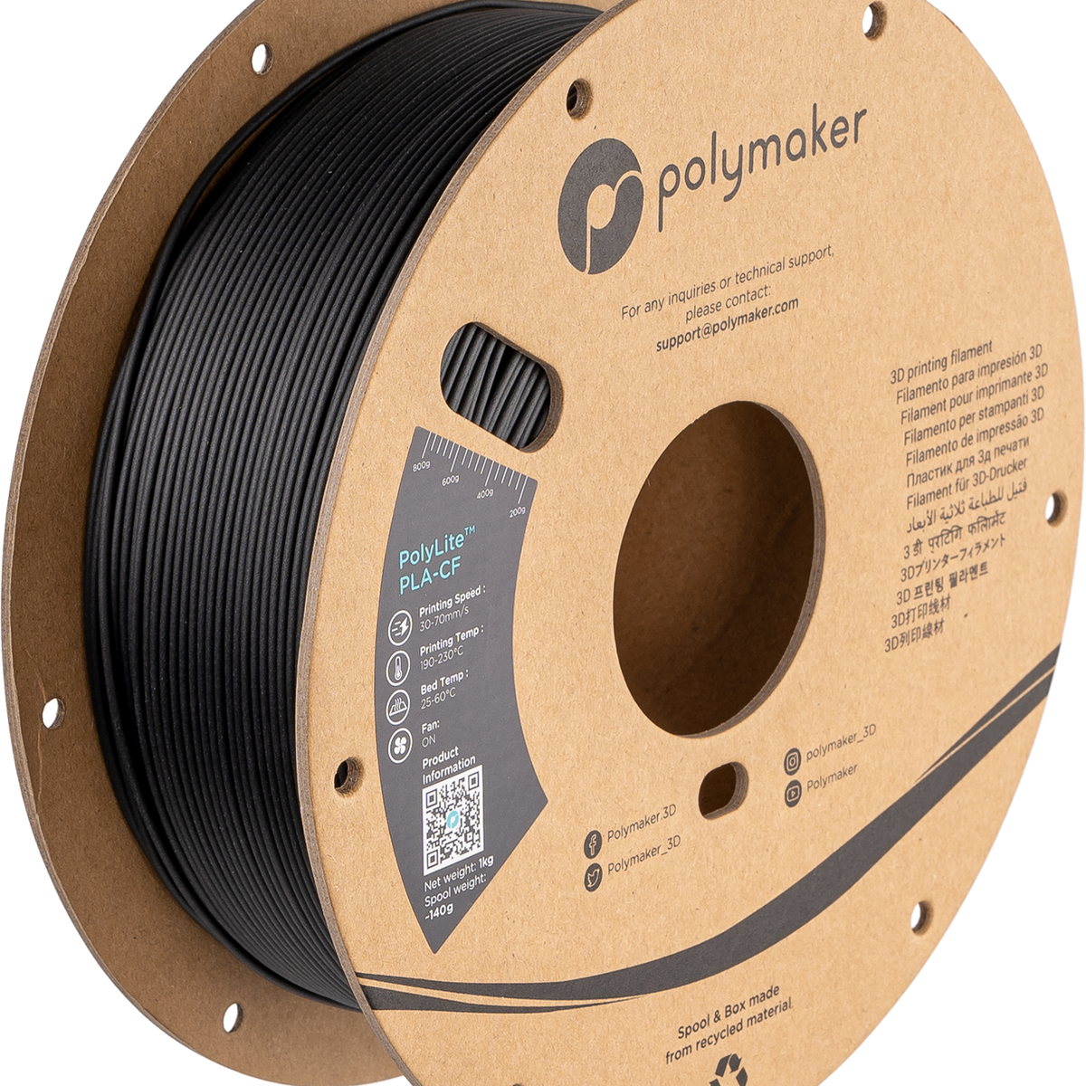PolyLite™ PLA-CF – Polymaker US