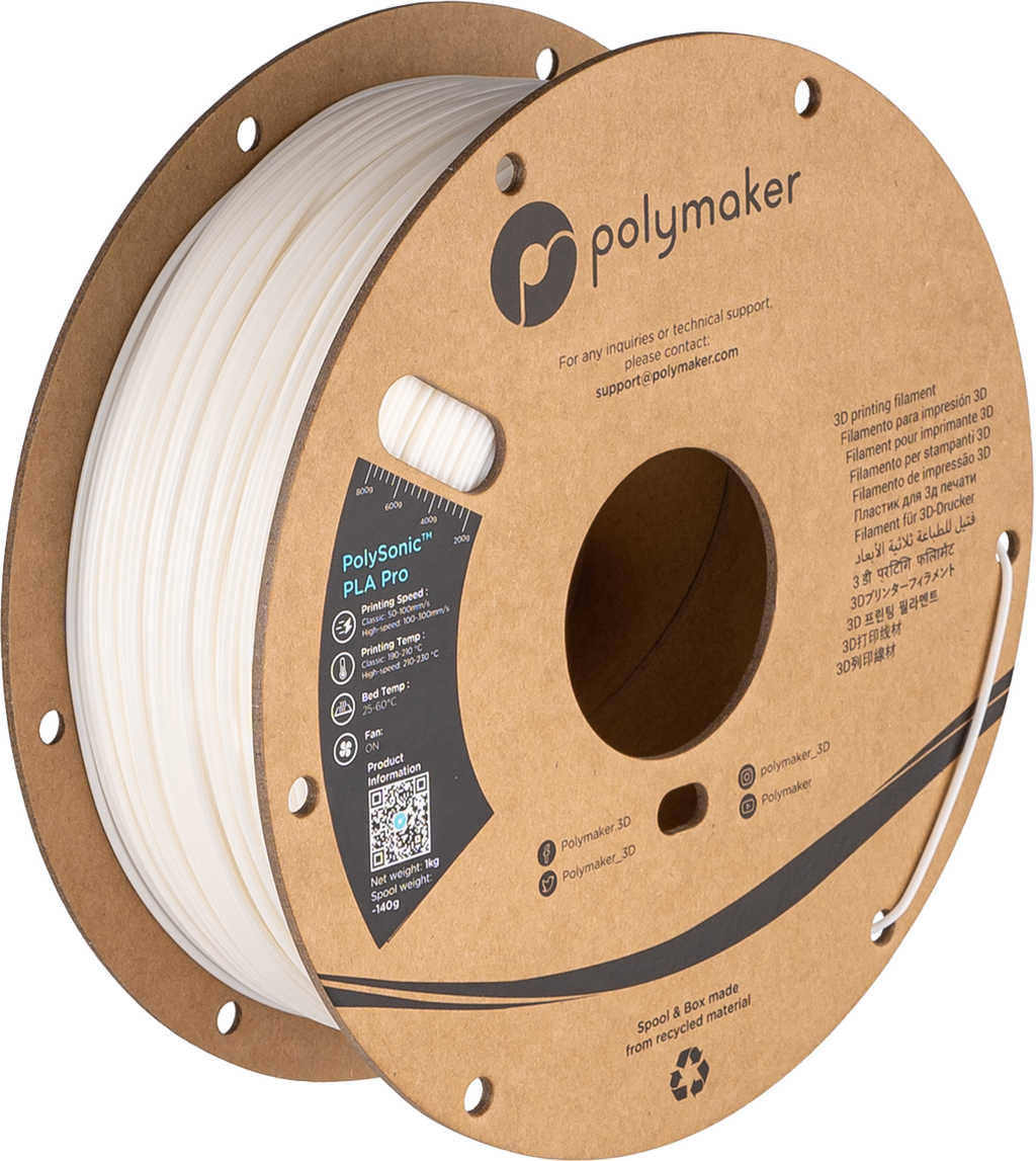 Polymaker Introduces PolySonic High-Speed Filament