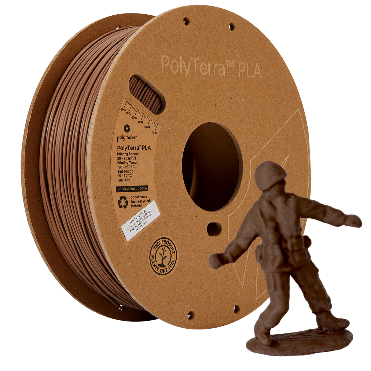 Panchroma™ Matte PLA (Formerly PolyTerra™ PLA)