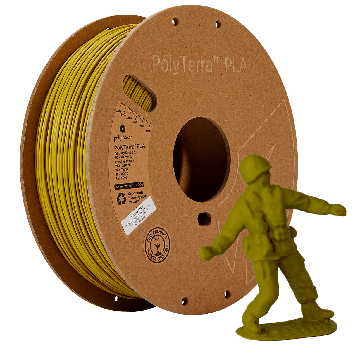 Panchroma™ Matte PLA (Formerly PolyTerra™ PLA)