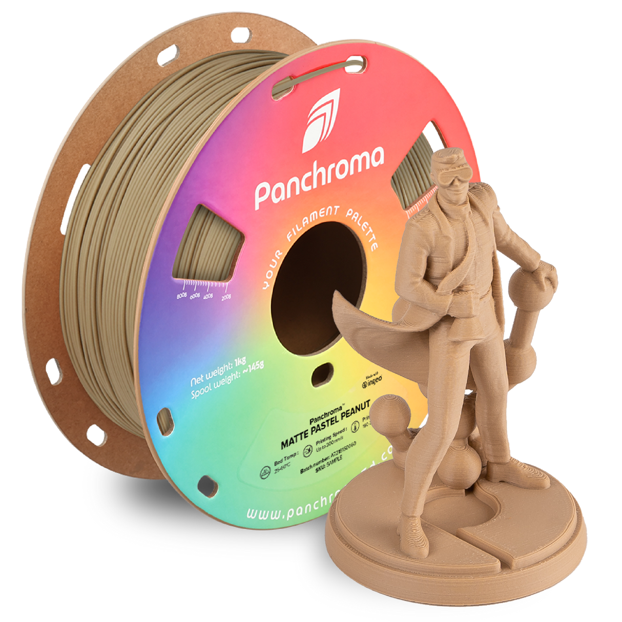 Panchroma™ Matte PLA (Formerly PolyTerra™ PLA)