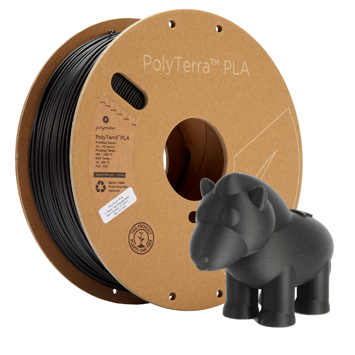 Panchroma™ Matte PLA (Formerly PolyTerra™ PLA)