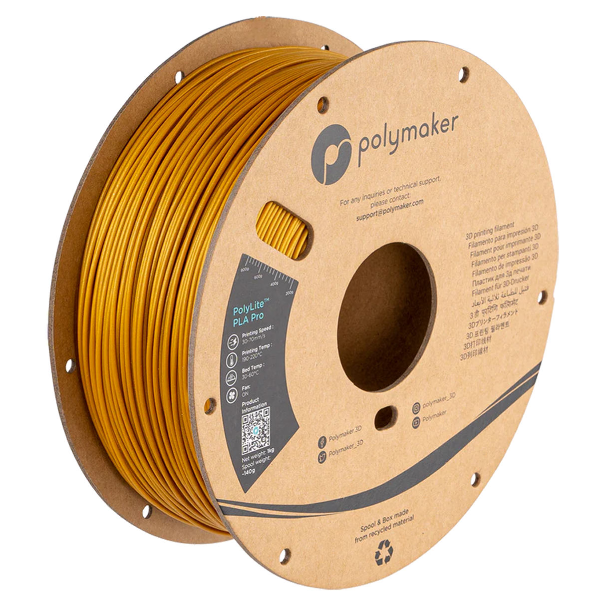 PolyLite™ Metallic PLA Pro