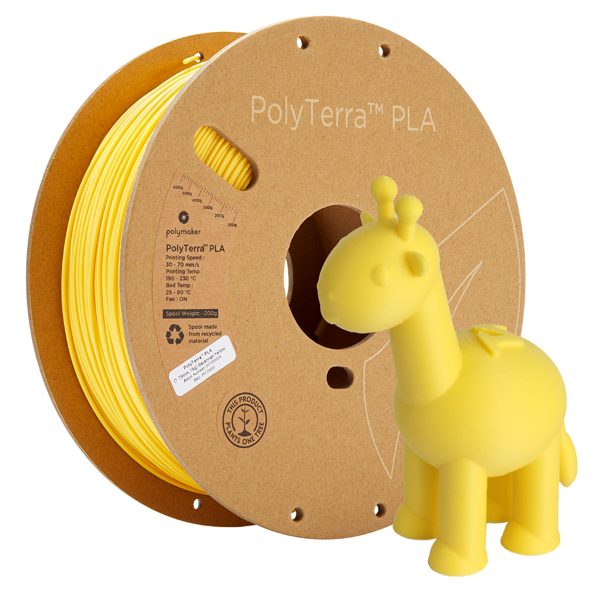 Panchroma™ Matte PLA (Formerly PolyTerra™ PLA)