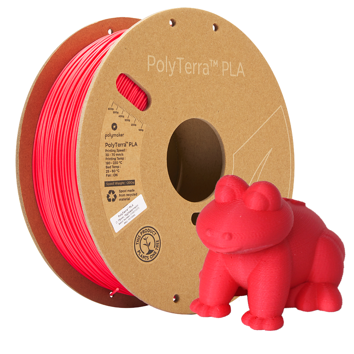 Panchroma™ Matte PLA (Formerly PolyTerra™ PLA)