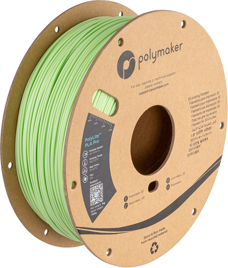 Polymaker PLA PRO Filament 1.75mm 3D Print General Flat Dark Earth Creator  Spool 1kg - PolyLite 1.75 PLA Filament PRO Tough & High Rigidity 3D