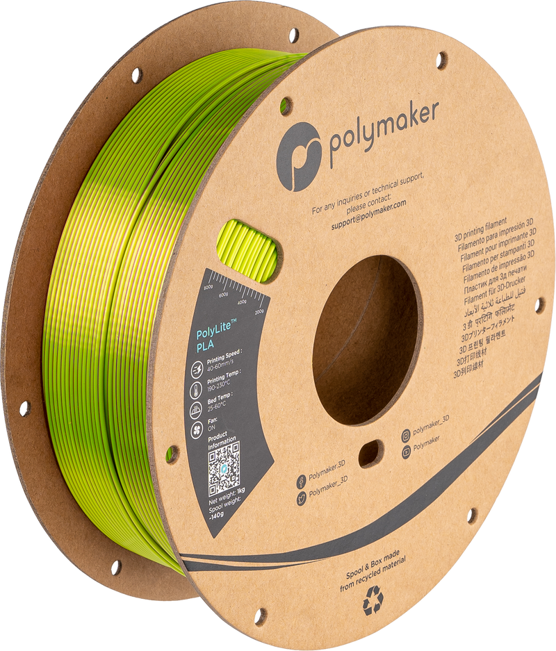 Premium PLA Filament Bundle Hardware 4-Pack -Robitobi Green, Vault