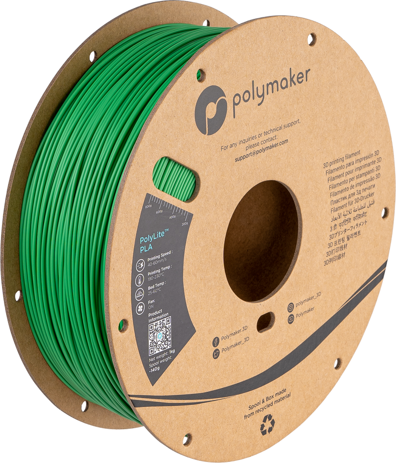 Polymaker PolyLite™ Aubergine Silk (Lime, Magenta) PLA - 1KG 1.75