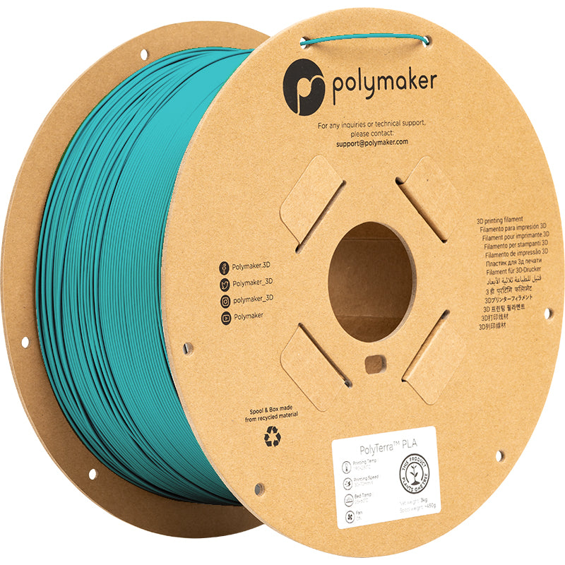 Polymaker PolyTerra PLA filament 1,75 mm, mint, 1 kg marwiol.pl